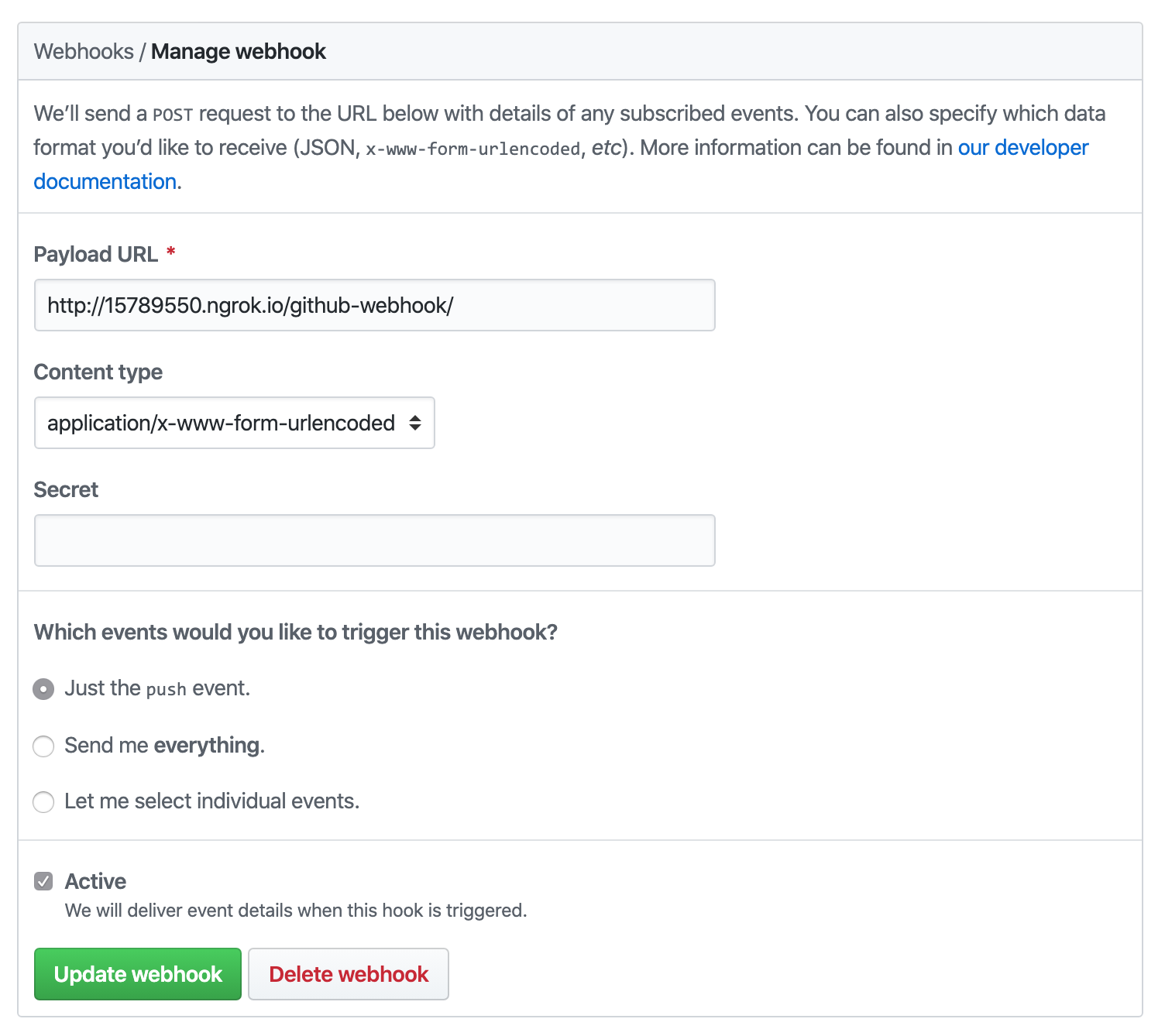 Jenkins Webhook