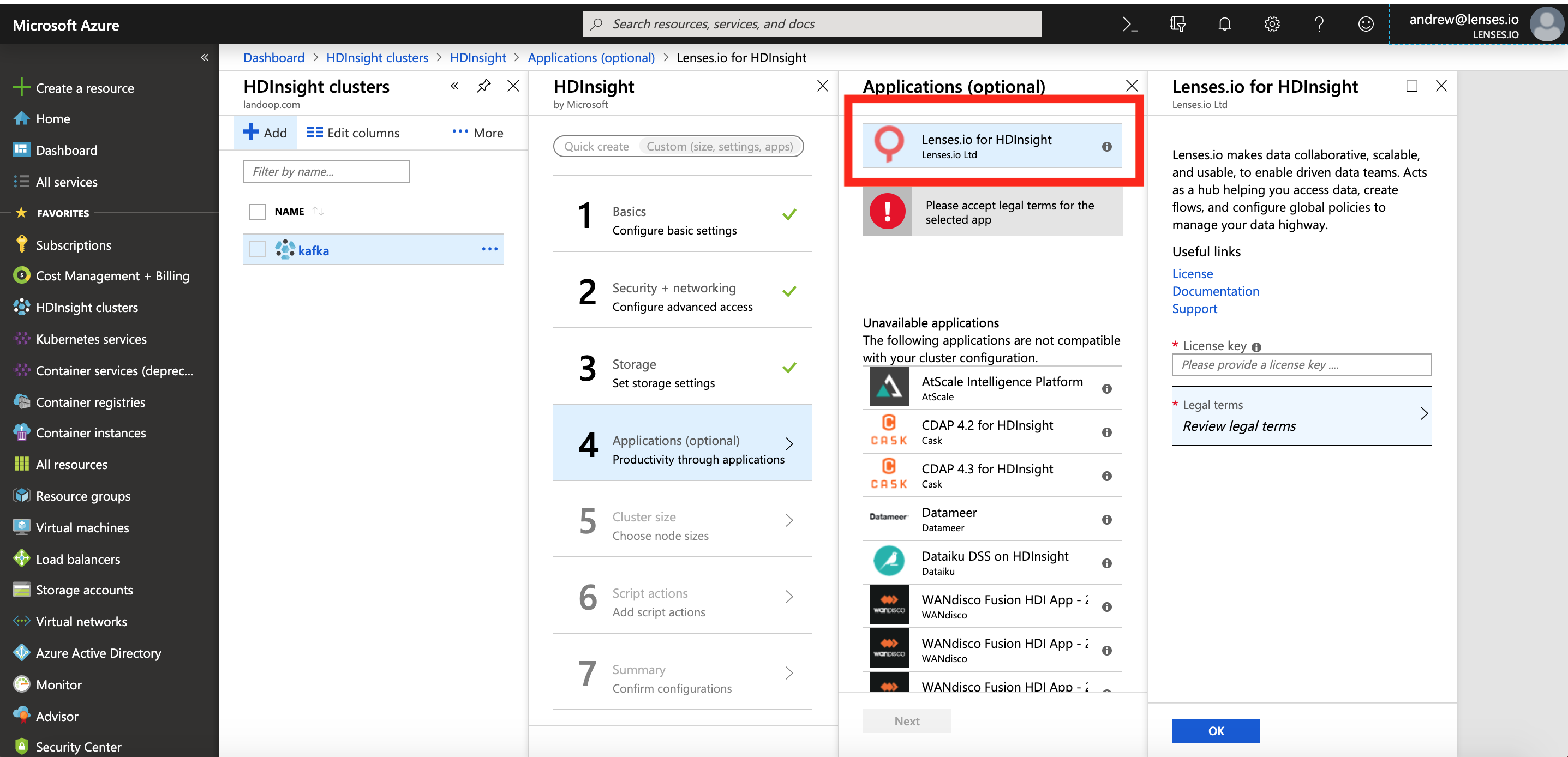 hdinsight marketplace