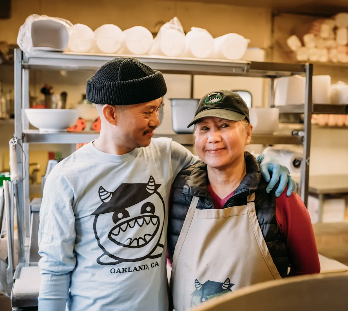 Tee Tran and Tina Le at Monster Pho