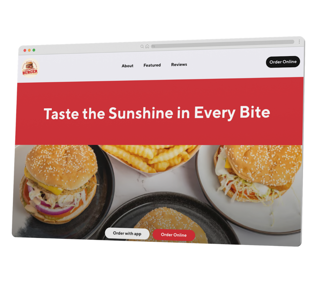 Mx Blog - Cali Style Burger Website