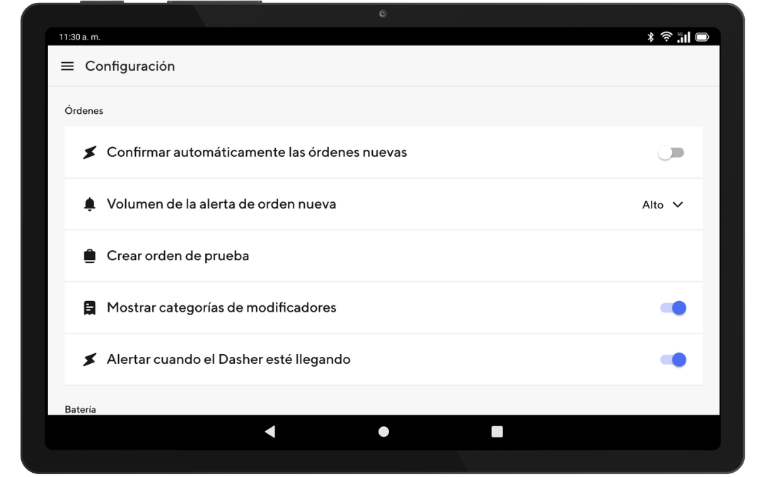 ORS - Settings - ES-US