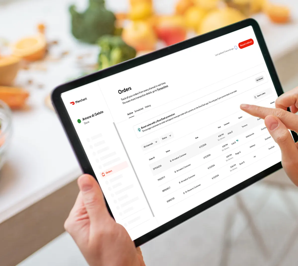Merchant Portal - View Orders
