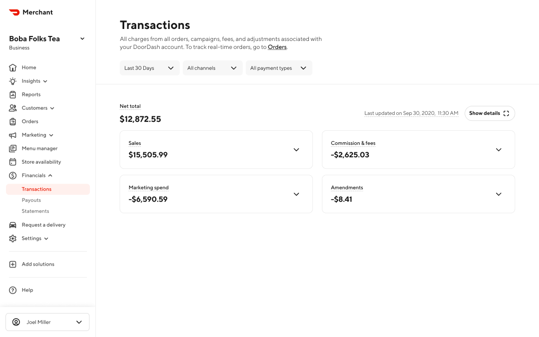 MX - Learning Center - Transactions