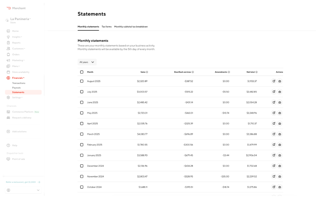 Mx - Payouts - Statements