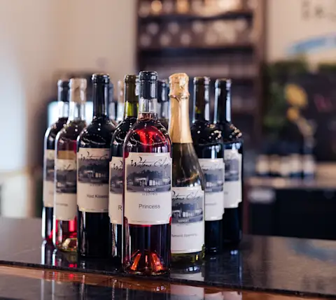 A grouping of wines from Water's Edge