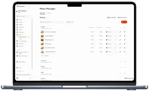 Mx - Store Management - Tools Tab - Two Column - Easily adjust your menu