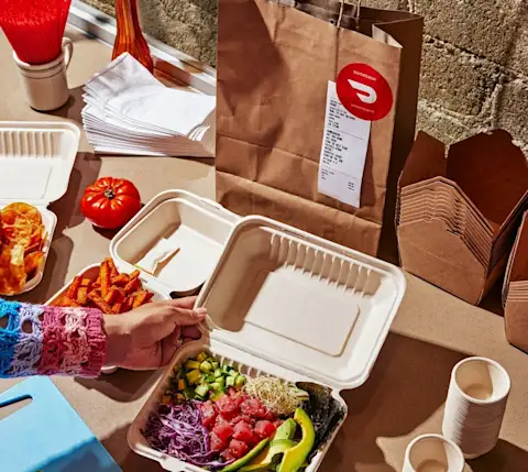 Mx takeout delivery box DoorDash