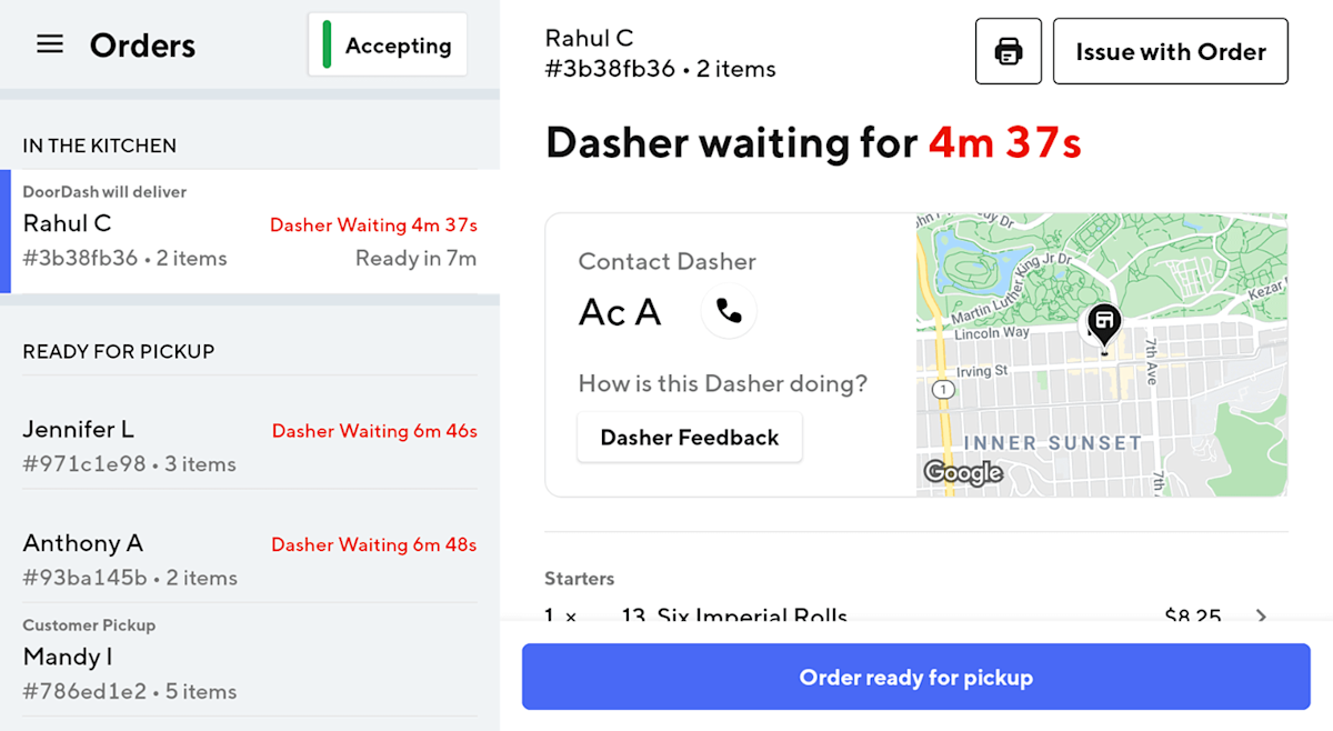 Self-Delivery Flexible Fulfillment with Dashers