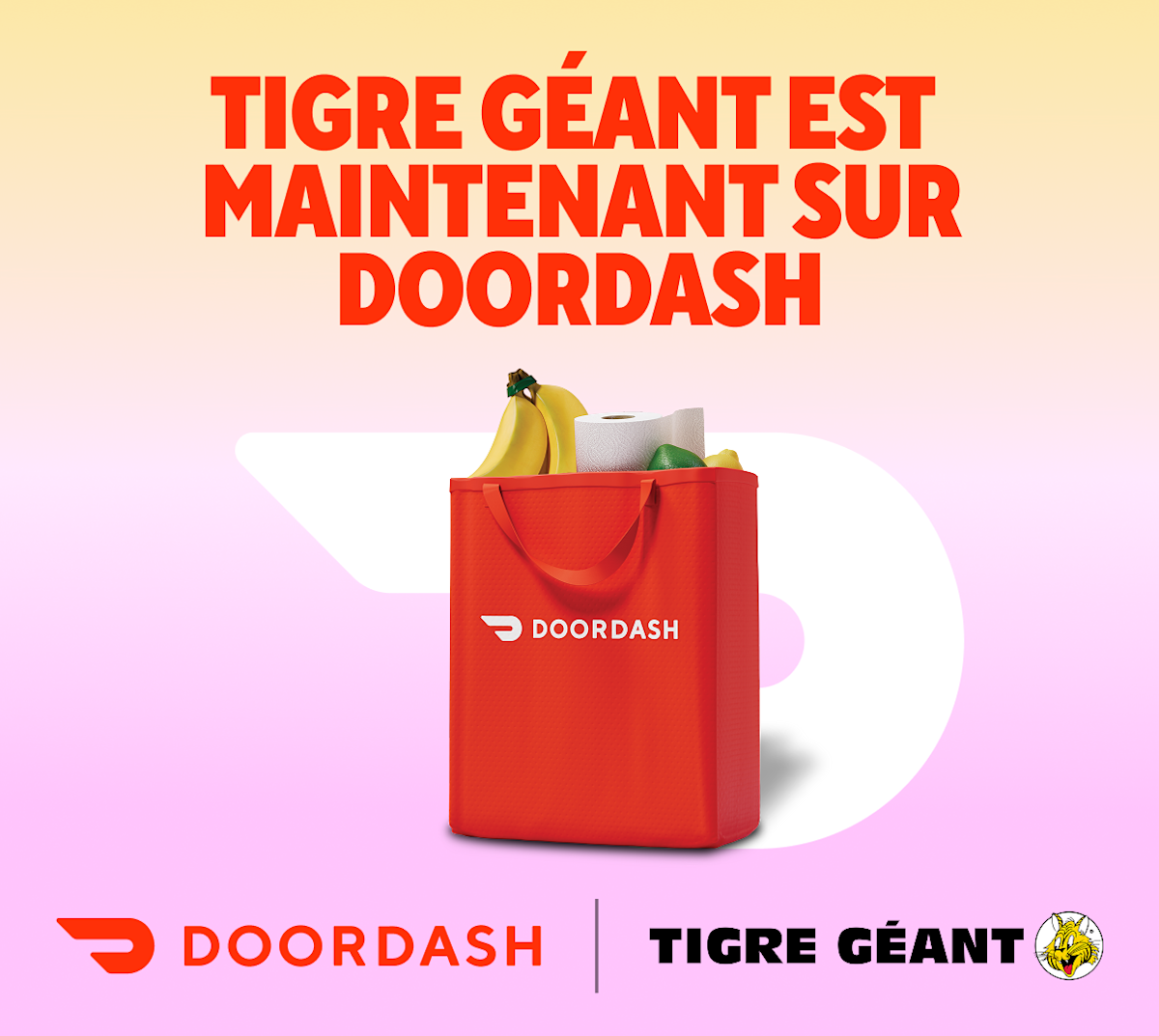 Tigre Géant est maintenant sur DoorDash