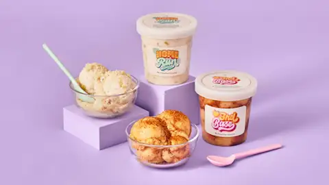 Hi-res ice cream drop photo