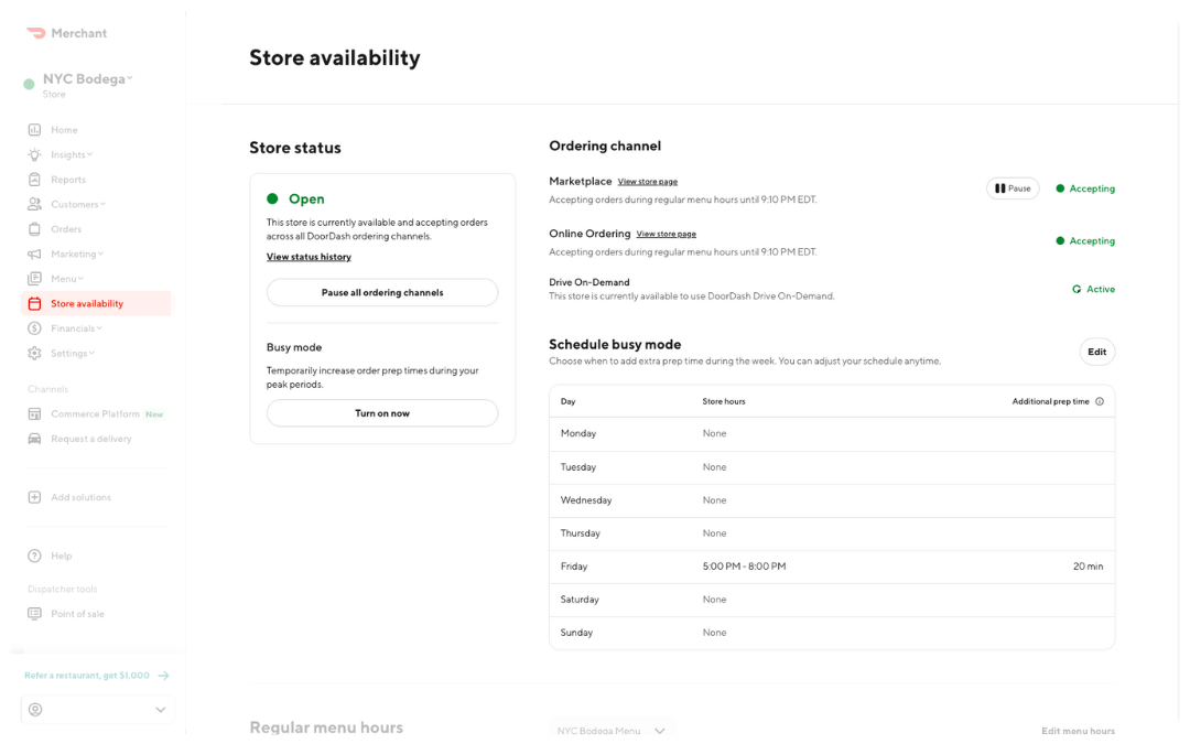Mx - Set Up - Availability - EN-US