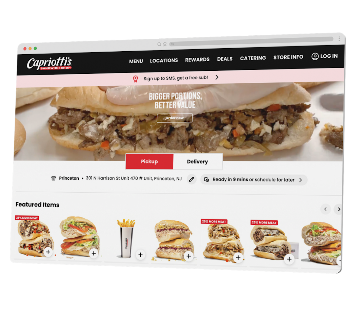 Mx - Commerce Platform - Website - Capritotti's
