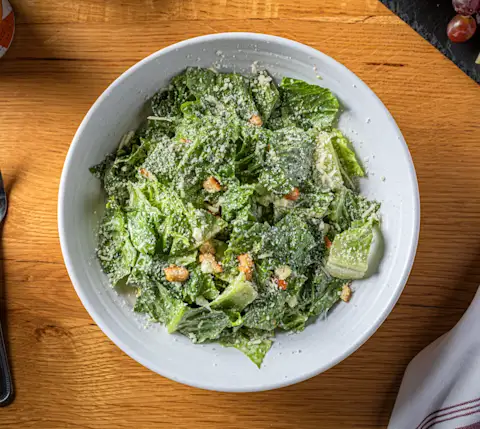 Top down - Caesar salad