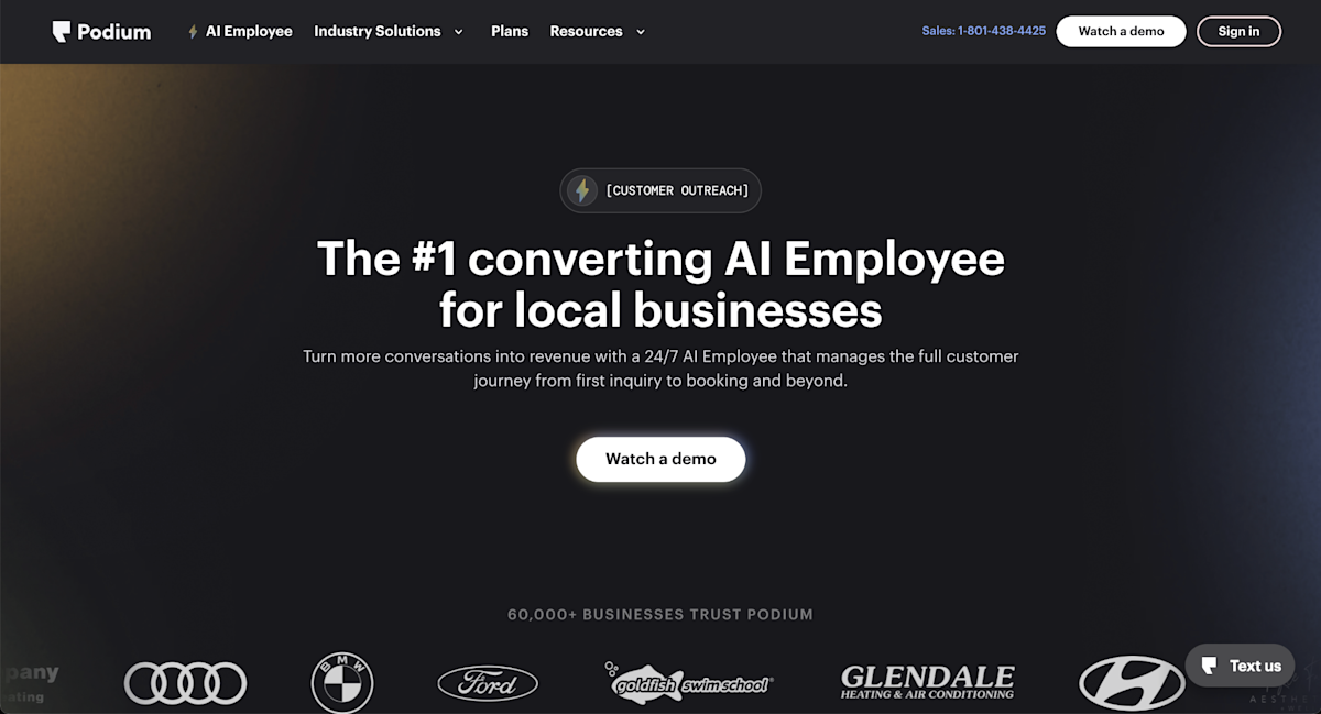 Podium Homepage