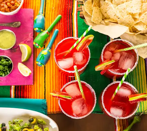 Mx Blog  - 14 Alcohol Gift Delivery Ideas - Colorful drinks with straws