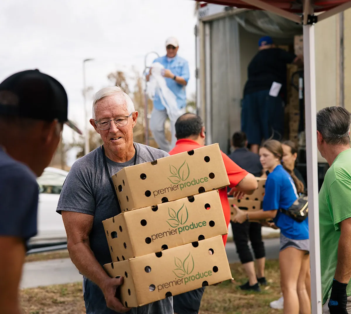 Caviar is donating $25,000 to Feeding America this month.