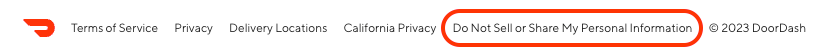 Do Not Sell Website