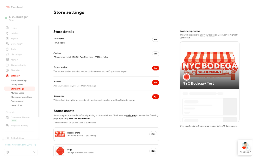 Mx - Set Up - Store Settings - EN-US
