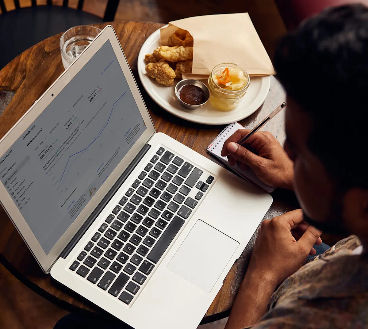 doordash delivery bag on scooter