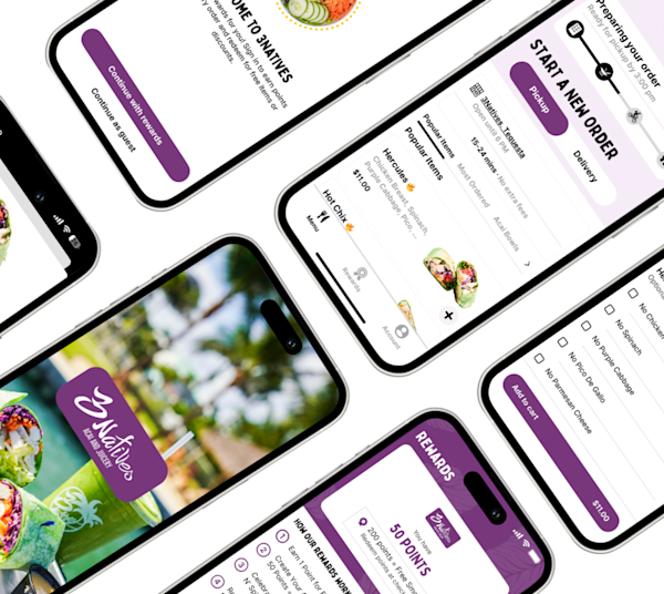 Online Ordering Mobile Apps 3 Natives