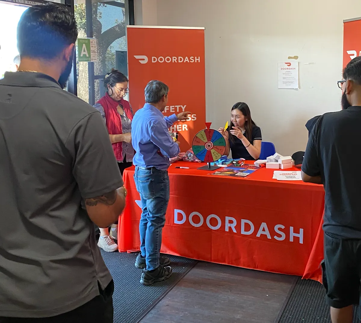 Safety Awareness Dasher Day at the Torrance DashMart, June 3: 1,000+ RSVPs, 100+ Dashers on-site, two stations.