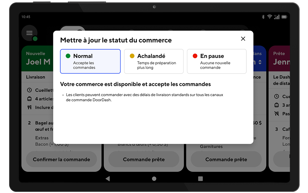 Mx - Tablet - Store Status