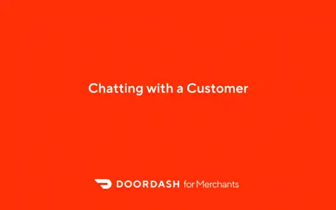 Mx Tablet - Chatting with a Customer