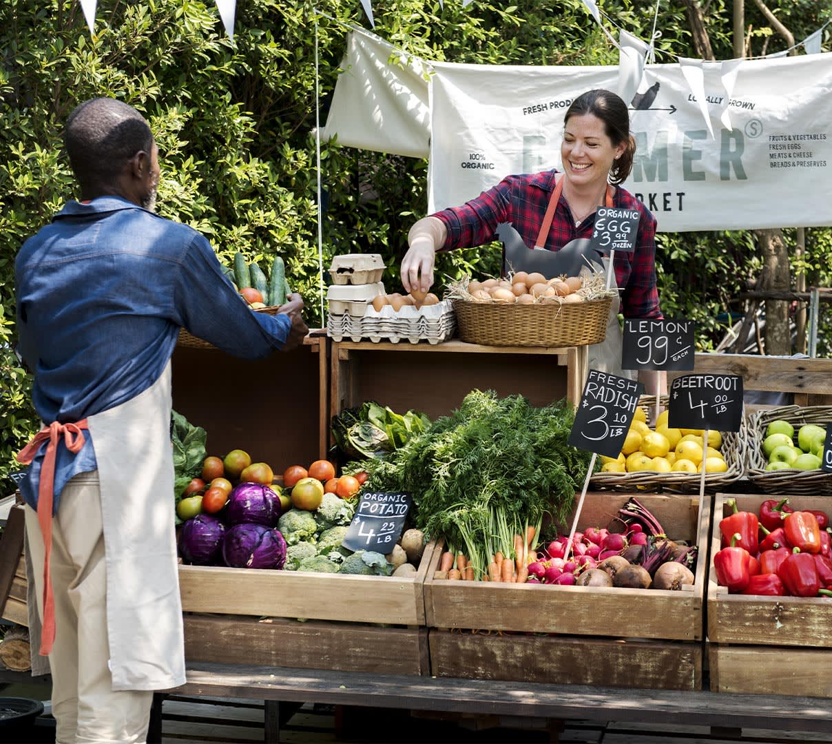 Mx Blog (US/CA/AU/NZ) - How to Build Community Using Local Producers - farmers market