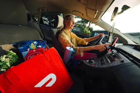 Dx Dasher Driving in car