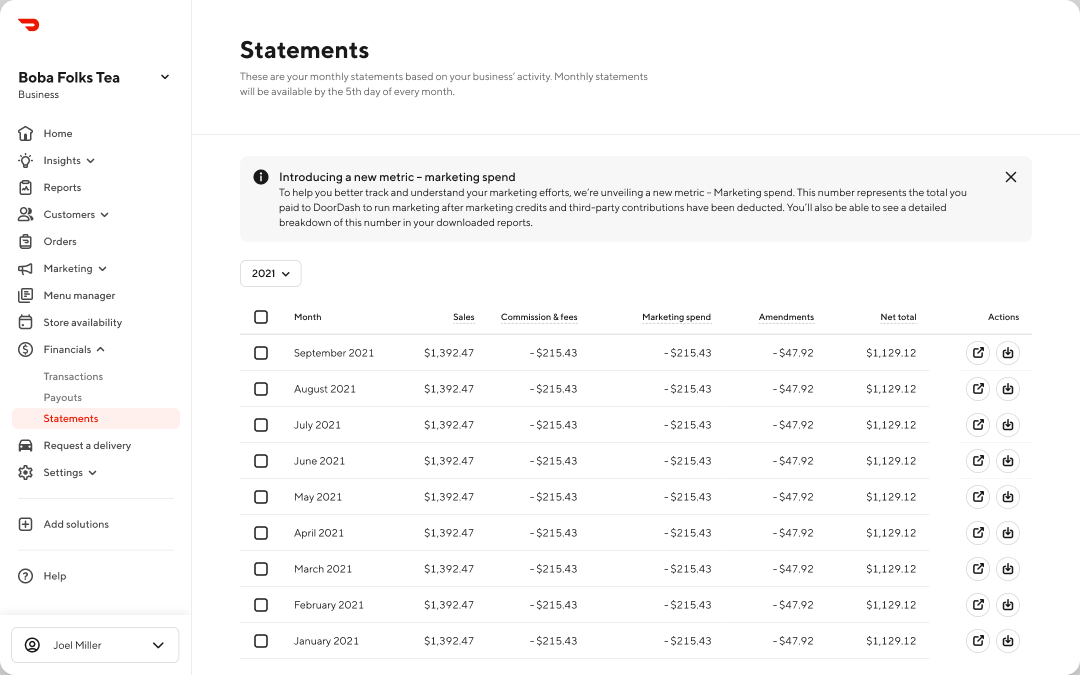 MX - Learning Center - Statements