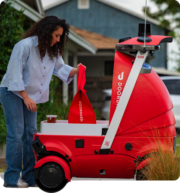 Robot with person out of frame