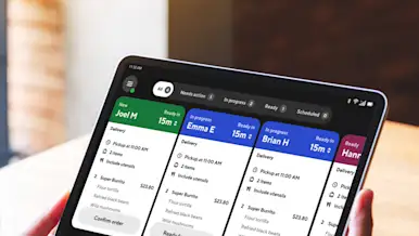 Mx - Learning Center - Adjust Existing Order on Your Tablet