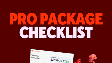 Mx - Pro Package Implementation Checklist