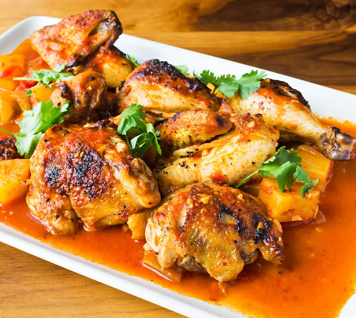 pollo guisado