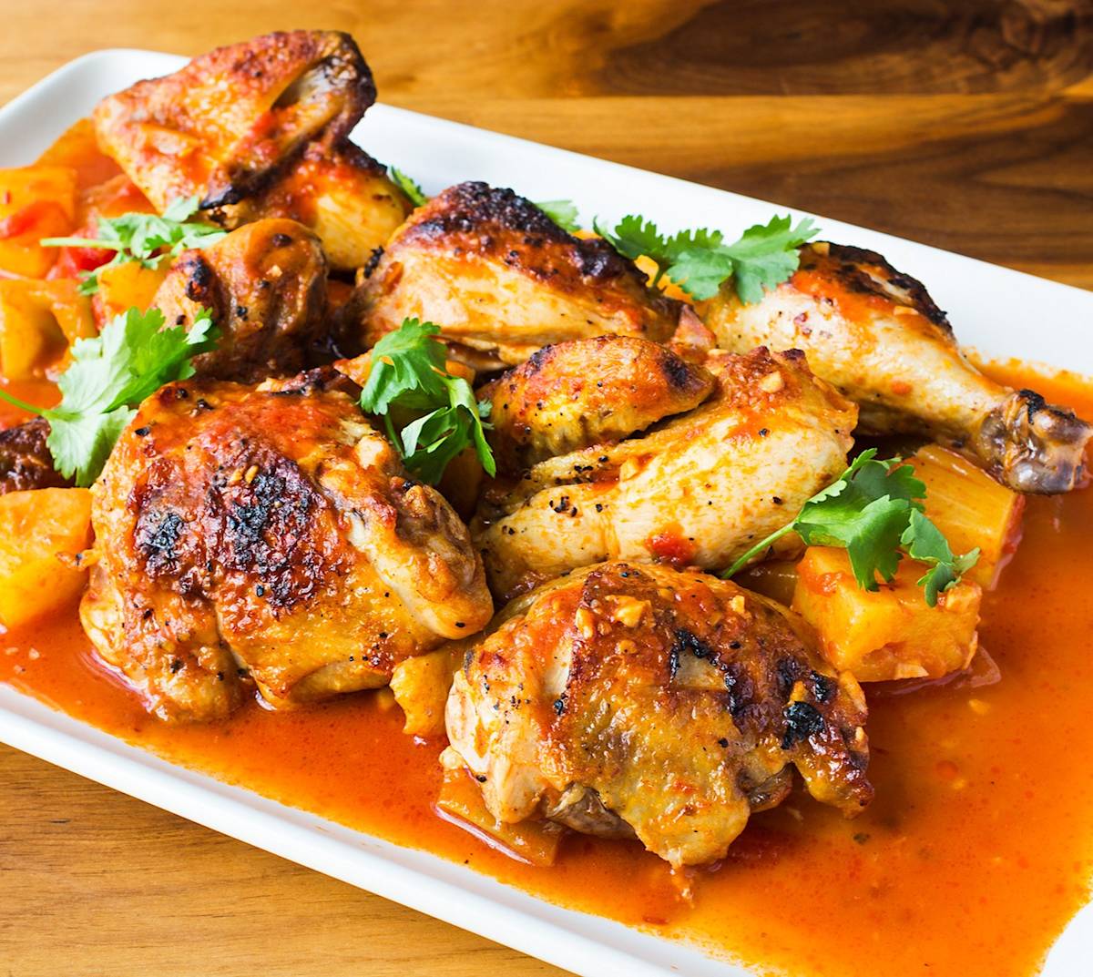 pollo guisado