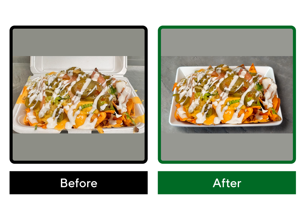 Background enhanced - before/after