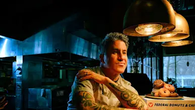 Mike Solomonov at Federal Donuts