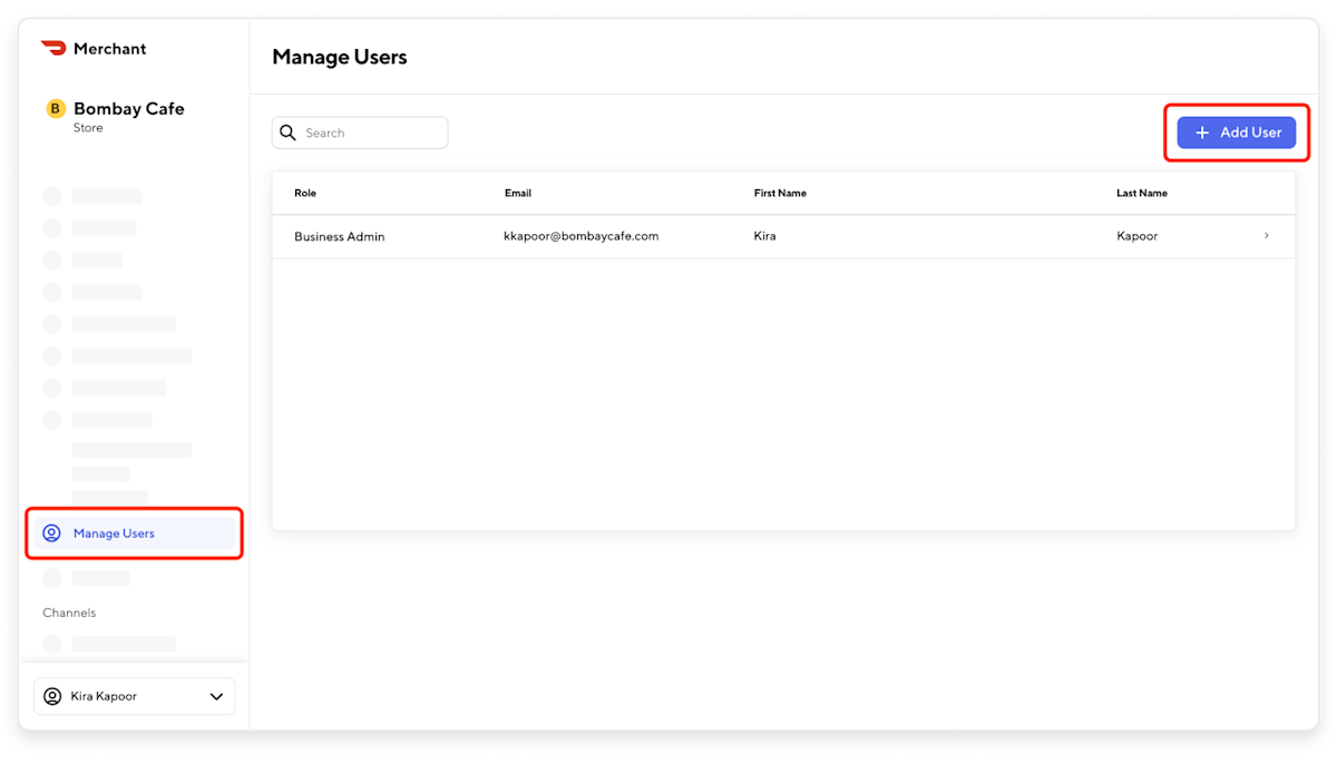 Mx - Logging In - Add User