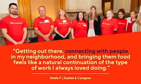 Dx Blog - I Dash So I Can Care for Others: Meet Dasher Sheila F. - Connection