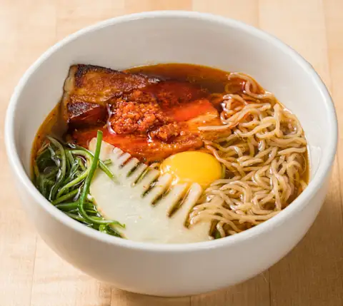Smoked pork ramen at Momofuku Noodle Bar