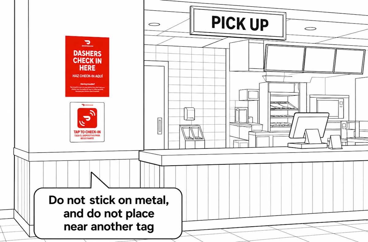Mx LC Article - NFC Dasher Check-In