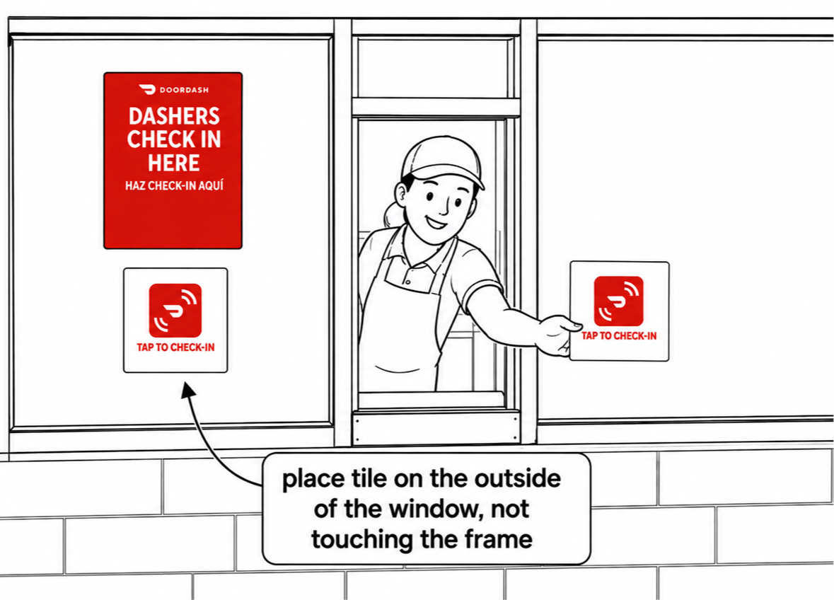 NFC Dasher Check-In