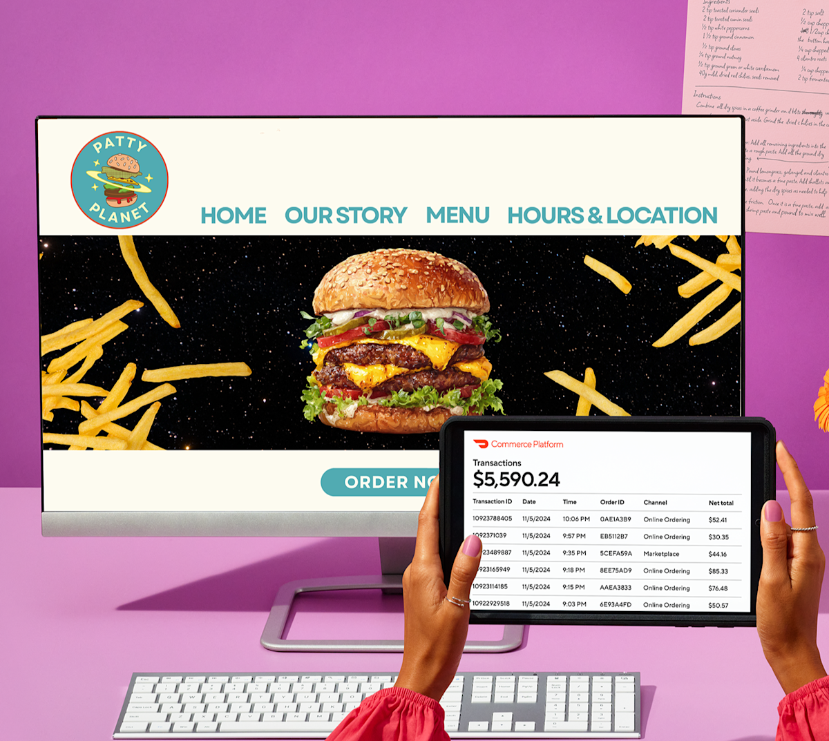 Mx - DCP - Restaurant Website - Header
