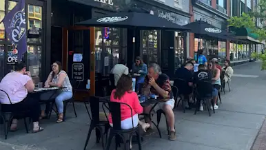 Exterior of Water St. Cafe