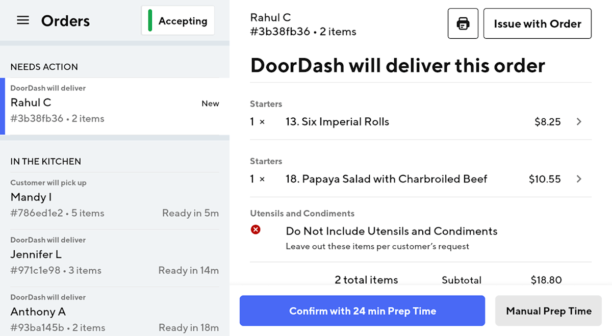 Self-Delivery with Flexible Fulfillment