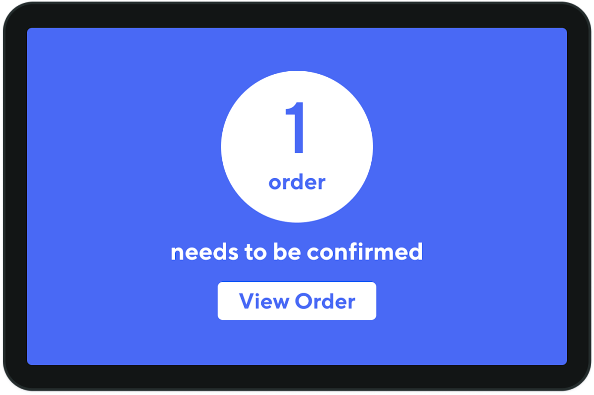 Order needs to be created