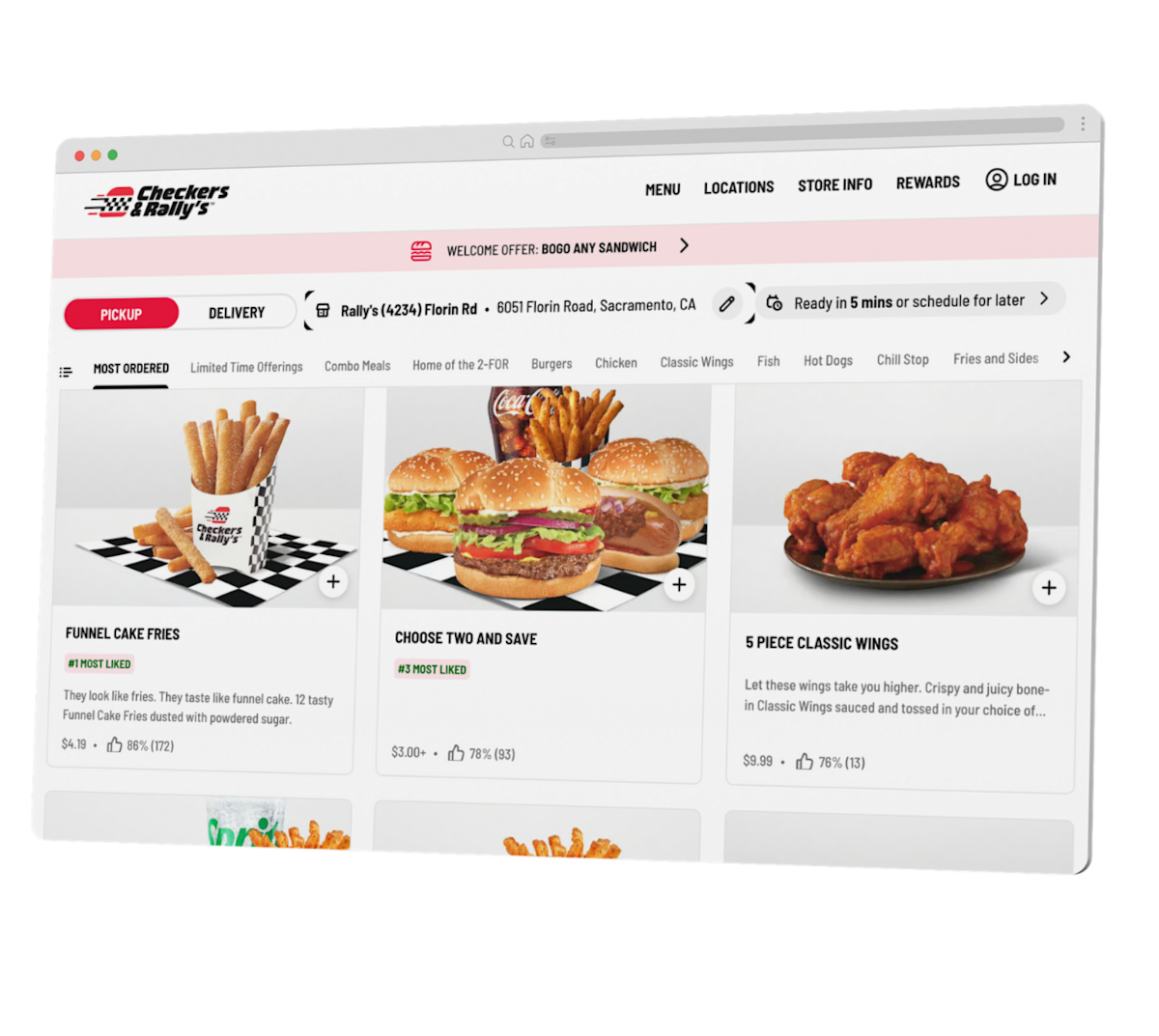 Mx - Commerce Platform - Website - Checkers & Rally's