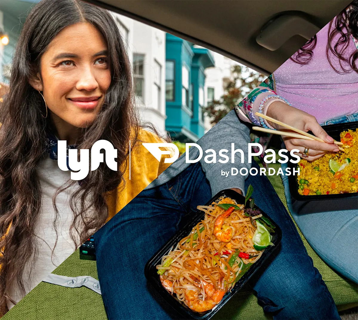 DoorDash and Lyft Partner