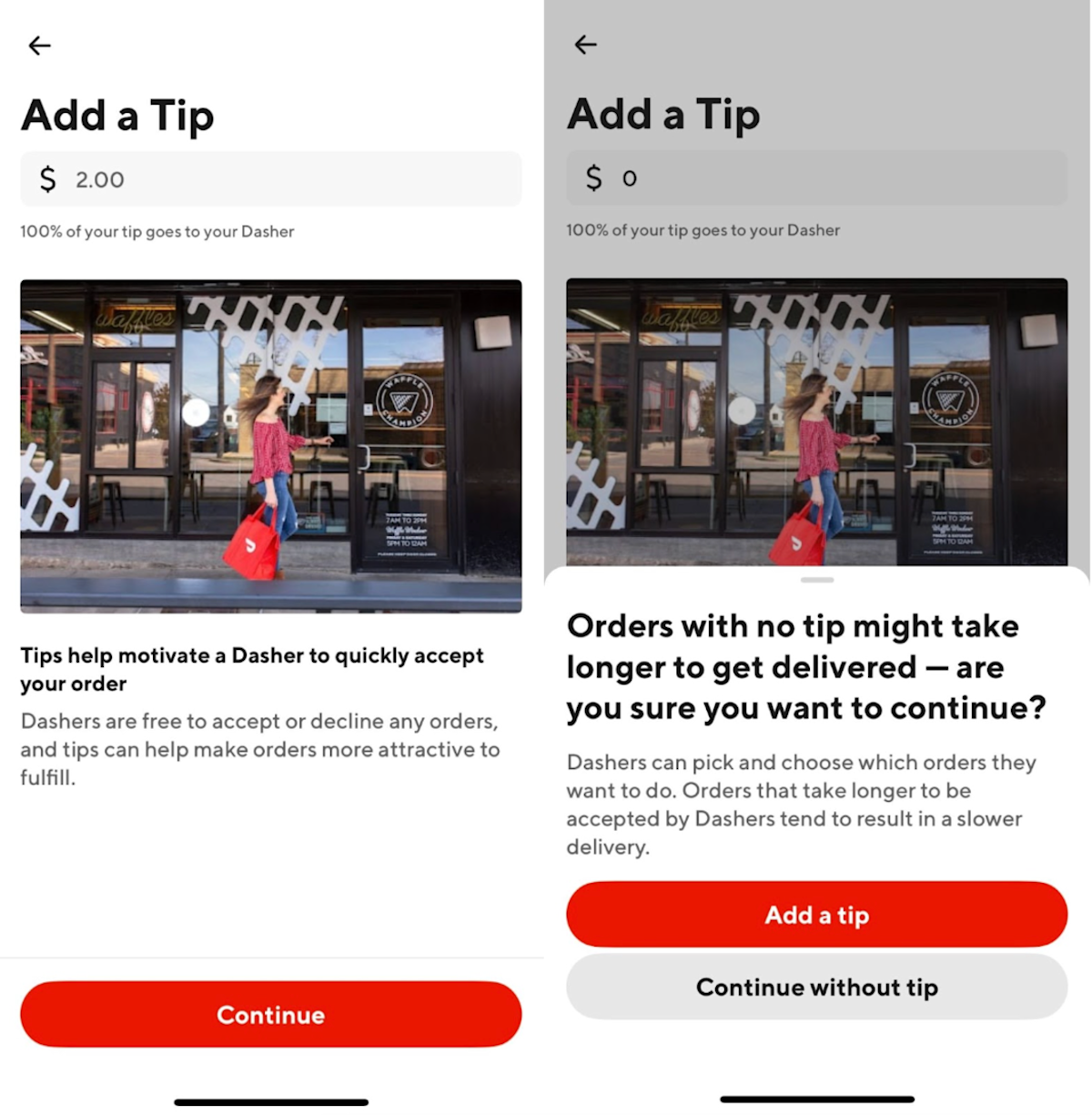 tip warning