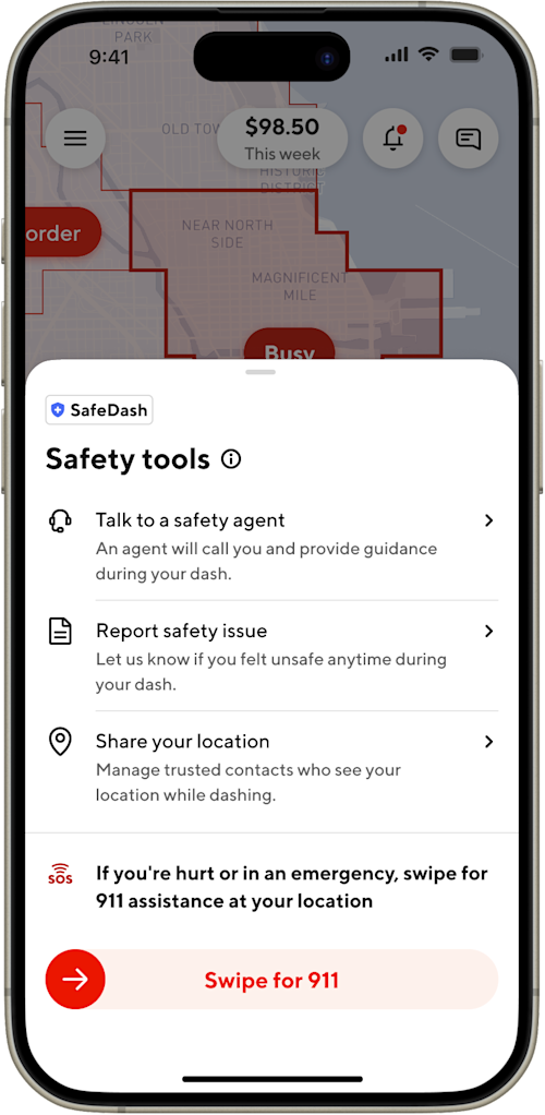 Safety Webpage - Safedash